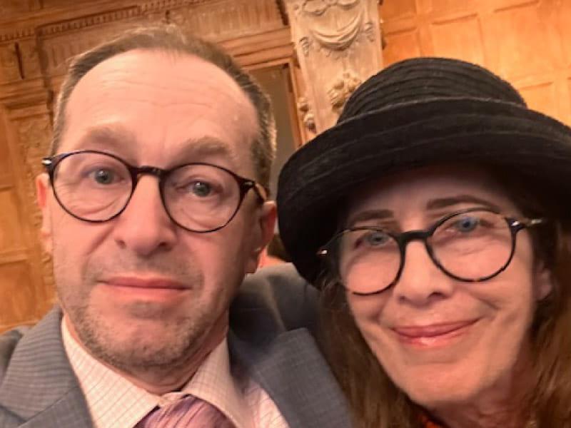 Jonathan Bogner (right) with his wife, Cindy. Jonathan survived two strokes and a heart transplant. (Photo courtesy of Jonathan Bogner)